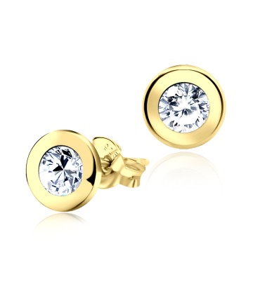Gold Plated Silver Stud Earring STS-130-GP